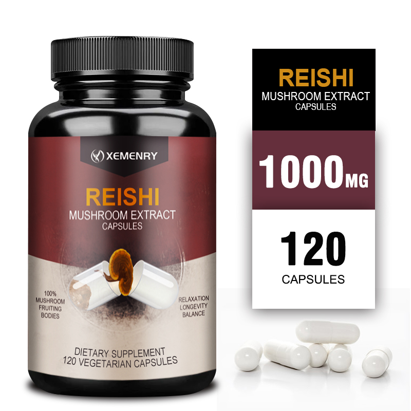Tulsi Holy Basil - Reishi Kapsülleri - Stresi Azaltın, Uykuyu