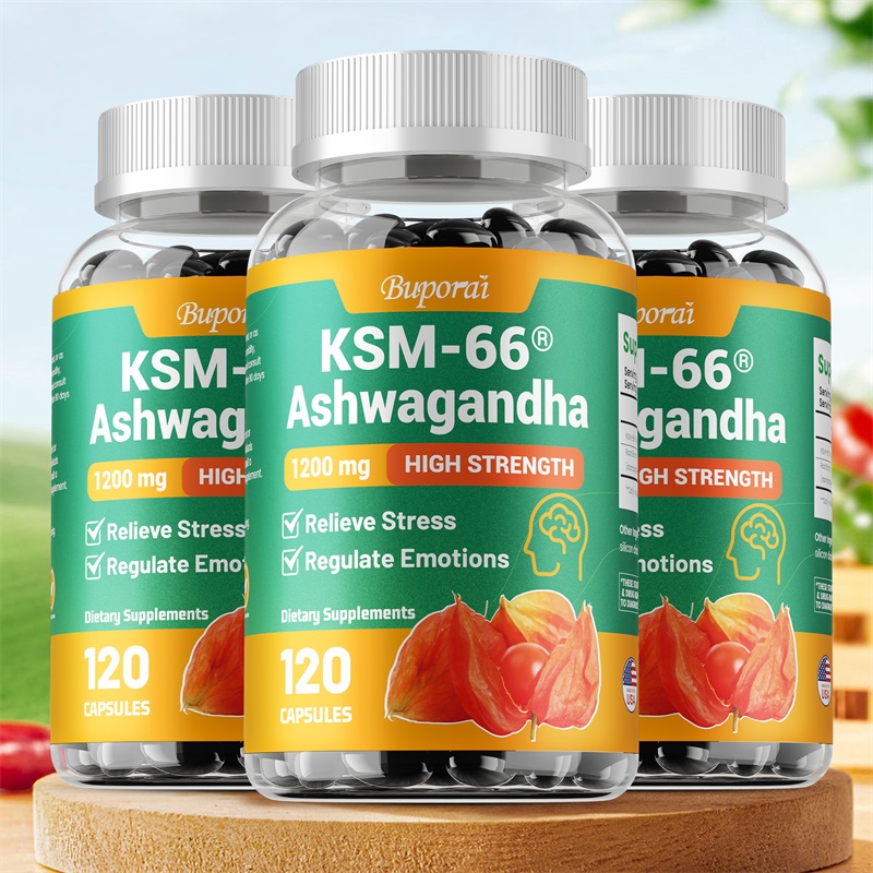 Tulsi Holy Basil - KSM-66 Ashwagandha Kapsülleri Özleri - Stresi
