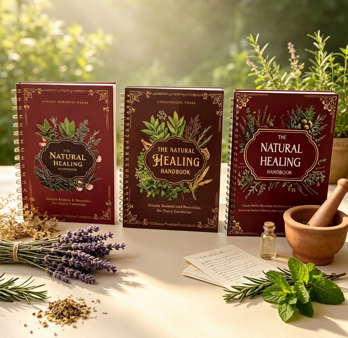 Herbal Wellness Recipes - Doğal İyileşme El Kitabı, 3 Versiyonlu