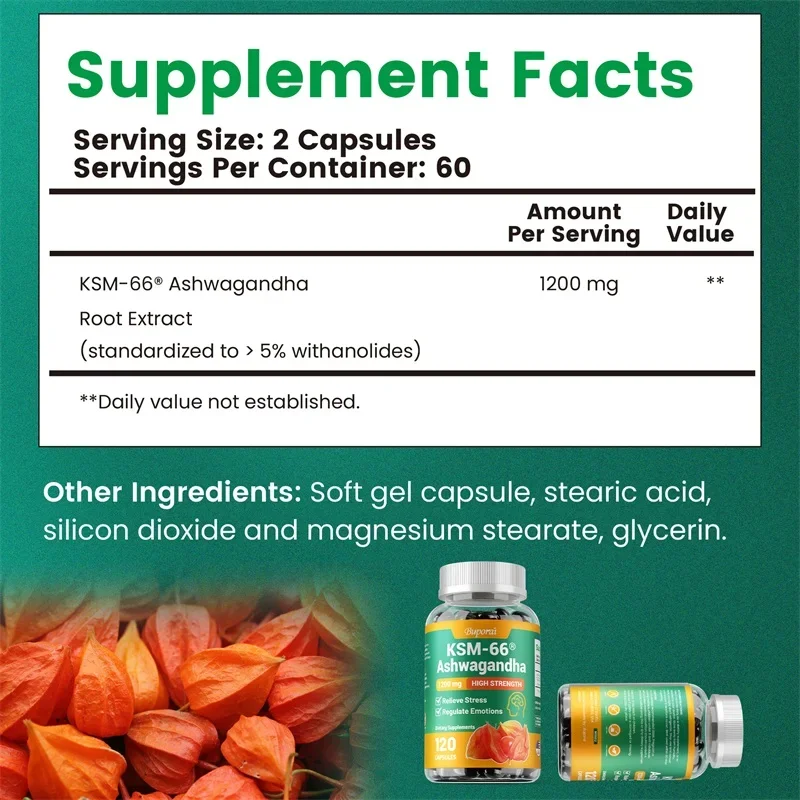 KSM-66 Ashwagandha Kapsülleri  - Tulsi Holy Basil incelemesi ve fiyatı
