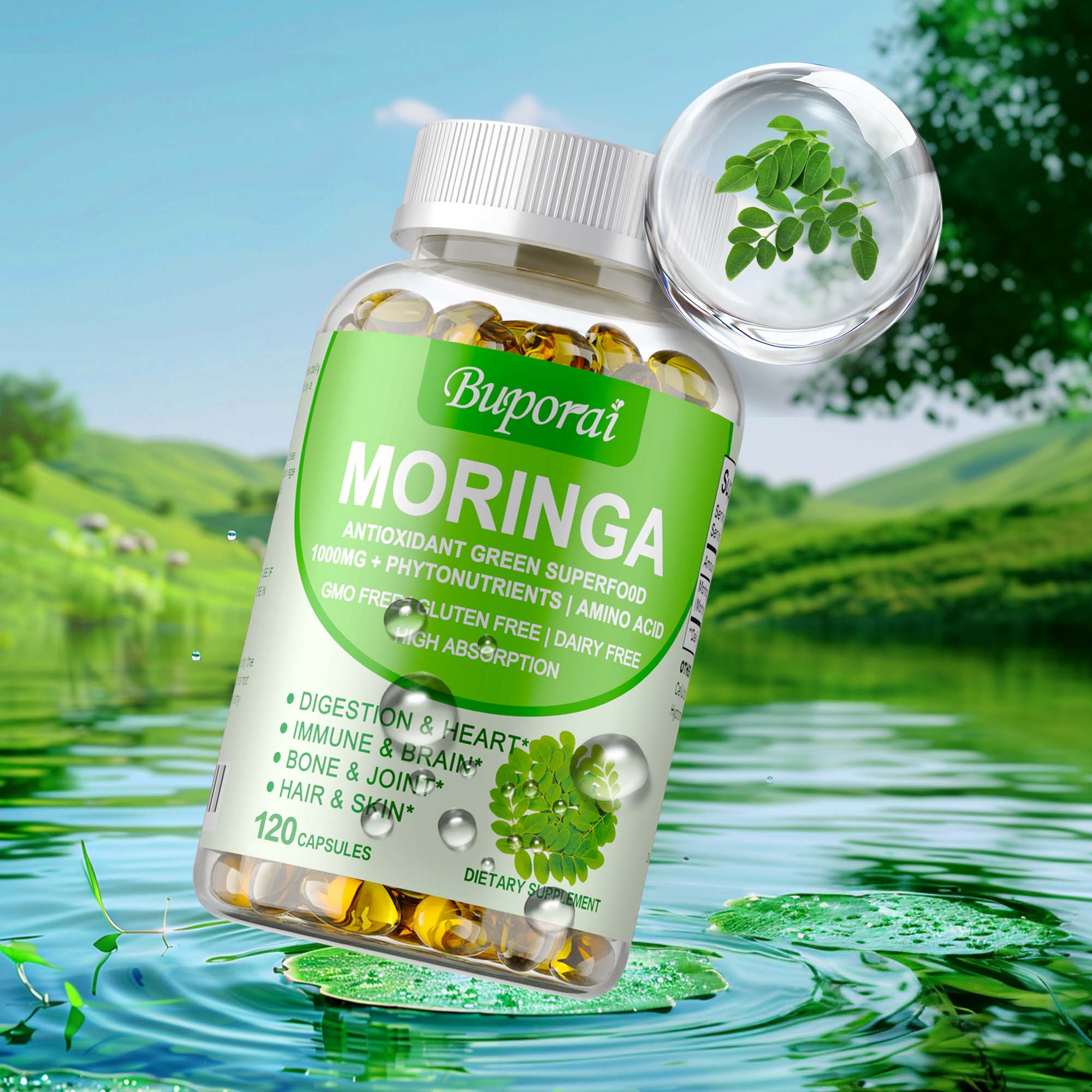 Moringa Kapsülleri 1000mg - Ke - Moringa Leaf Powder incelemesi ve fiyatı
